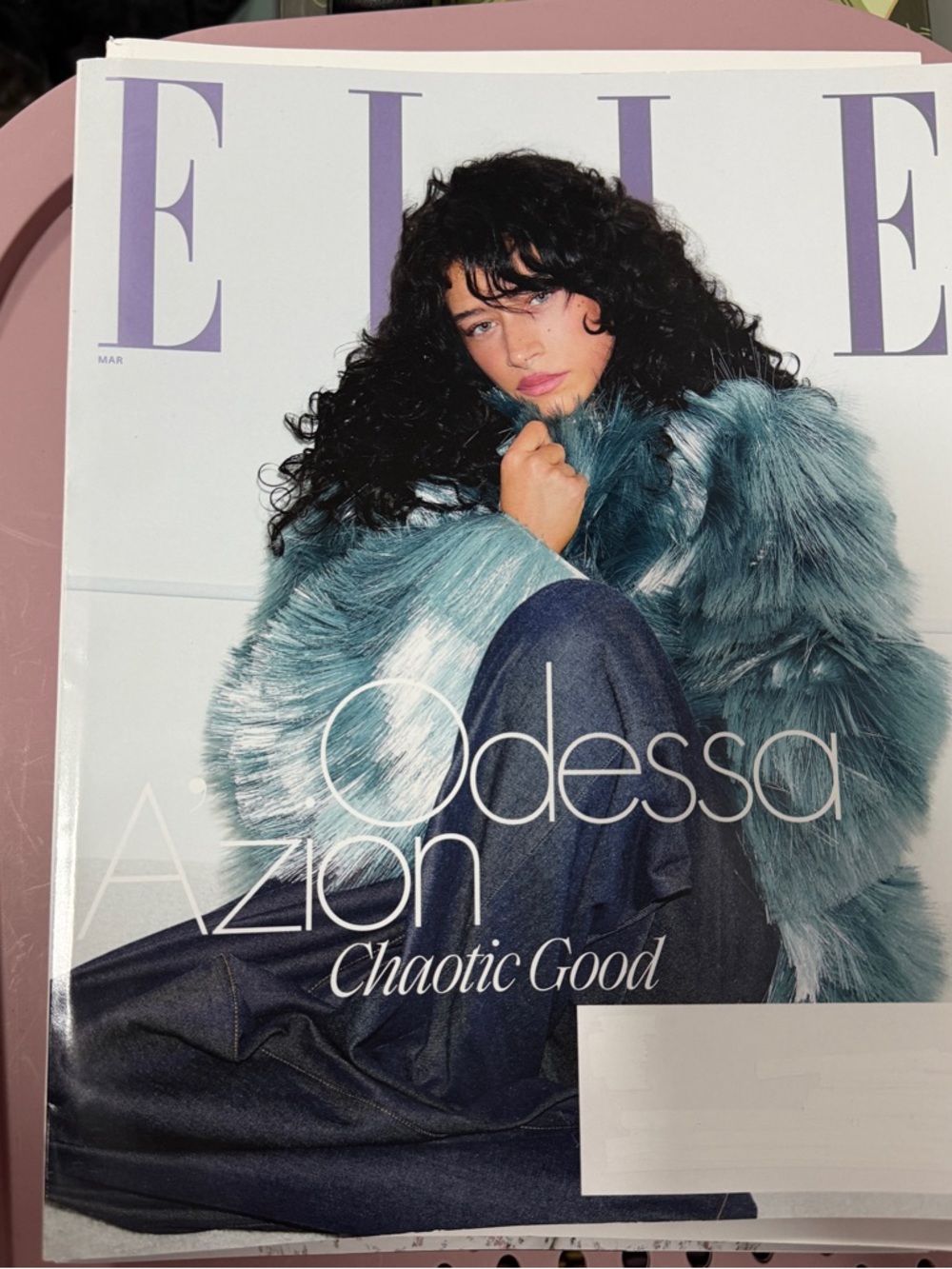 Elle Magazine Odessa Azion